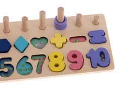 InnoVibe Edukační dřevěná hračka - počítadlo