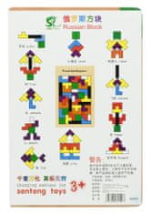 InnoVibe Tetris - dřevěná logická hra