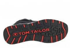 Tom Tailor Pánské kotníkové tenisky 4282402 Black (Velikost 44)