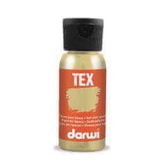 Darwi TEX barva na textil - Metalická zlatá 50 ml