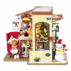 Robotime Miniatura domečku vánoční dům