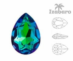 Izabaro 4ks crystal crystal bermuda blue 001bb hruška slza