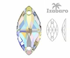 Izabaro 4ks crystal crystal ab 001ab navette šít na