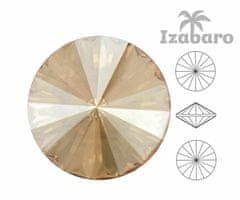 Izabaro 6ks crystal golden shadow 001gsha round rivoli