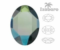 Izabaro 4ks crystal jet aurore boreale ab 280ab oval fancy