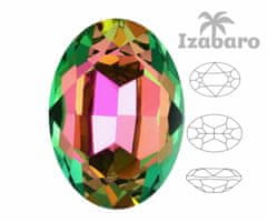 Izabaro 2ks crystal vitrail medium 001vm oval fancy stone