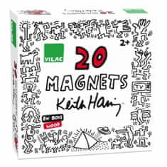 Vilac Dřevěné magnetky keith haring