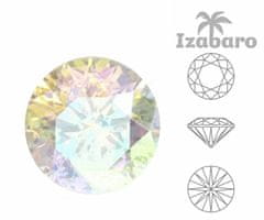 Izabaro 5ks crystal crystal ab 001ab round brilliant cut