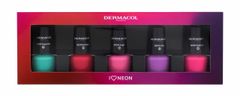 Dermacol 5ml neon nail polish set 2022, 27 neon explosion