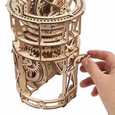 UGEARS 3d dřevěné mechanické puzzle hodinový strojek s