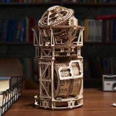 UGEARS 3d dřevěné mechanické puzzle hodinový strojek s