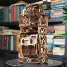 UGEARS 3d dřevěné mechanické puzzle hodinový strojek s