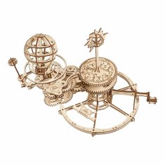 UGEARS 3d dřevěné mechanické puzzle tellurium