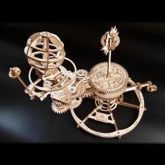 UGEARS 3d dřevěné mechanické puzzle tellurium