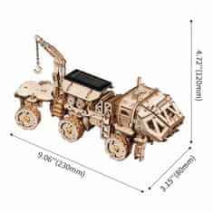 Robotime 3d skládačka na solární pohon marsovské vozidlo