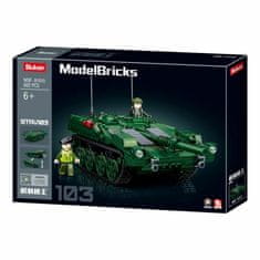 Sluban Model bricks m38-b1010 bojový tank strv103