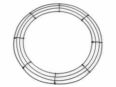 Kraftika 1ks erná drátěný základ na věnec 40 cm