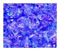 Kraftika 12 ks crystal purple blue large bell flower caps české