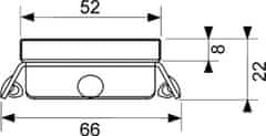 Tece TECEdrainline skleněný černý kryt 150cm 601592 - Tece