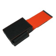 Goba Pouzdro na krabičku cigaret kožené černo-oranžové 8500023