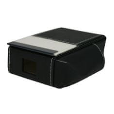 Goba Pouzdro na krabičku cigaret kožené černo-bílé 8500024