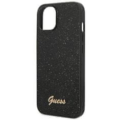 Guess GUHCP14MHGGSHK hard silikonové pouzdro iPhone 14 PLUS 6.7" black Glitter Script