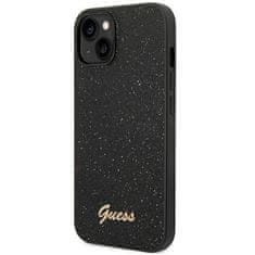 Guess GUHCP14MHGGSHK hard silikonové pouzdro iPhone 14 PLUS 6.7" black Glitter Script