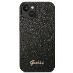 Guess GUHCP14MHGGSHK hard silikonové pouzdro iPhone 14 PLUS 6.7" black Glitter Script