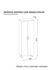 ASIR GROUP ASIR Koupelnová skříňka ARIZONA 2 bílá