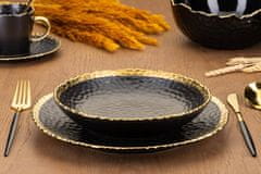 Dekorstyle Hluboký keramicky talíř Kati 21 cm černý