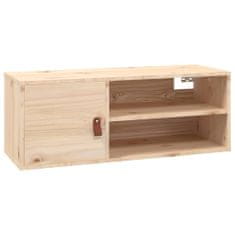 Greatstore Nástěnná skříňka 80 x 30 x 30 cm masivní borové dřevo