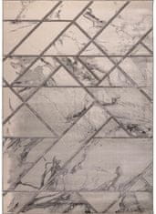 Jutex kusový koberec Mramor 8919A stříbrný 120x170cm