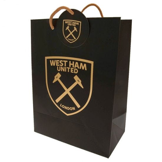 FOREVER COLLECTIBLES Dárková taška WEST HAM UNITED FC Gift Bag, 33x24cm