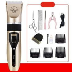 Surtep Animals Stříhací strojek 12in1 PETClipper pro domácí zvířata Zlatá