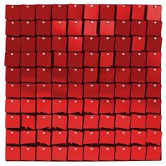 GoDan Panel dekorační, červený 30 x 30 cm 100 čtverců