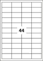 D.RECT SAMOLEPÍCÍ ETIKETY A4-4etikety 48,5X25,4mm 100listů