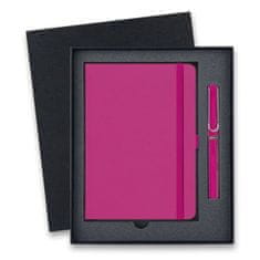 Lamy Lamy Safari Shiny Pink roller, dárková kazeta se zápisníkem