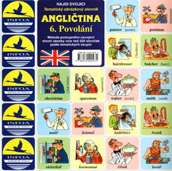 Antonín Šplíchal: Angličtina 6. Povolání - Tematický obrázkový slovník