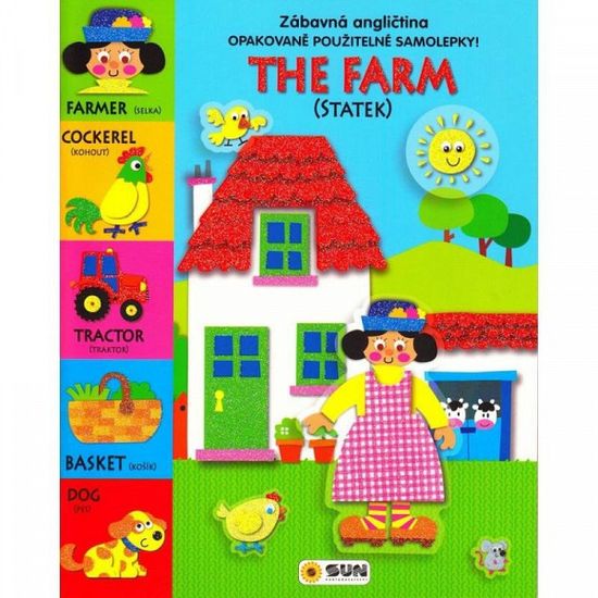 Zábavná angličtina The Farm - Opakovaně použitelné samolepky