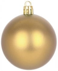 MAGIC HOME Koule 20 ks, 6 cm, zlaté, na vánoční stromeček