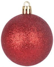 MAGIC HOME Koule 20 ks, 6 cm, červené, na vánoční stromeček