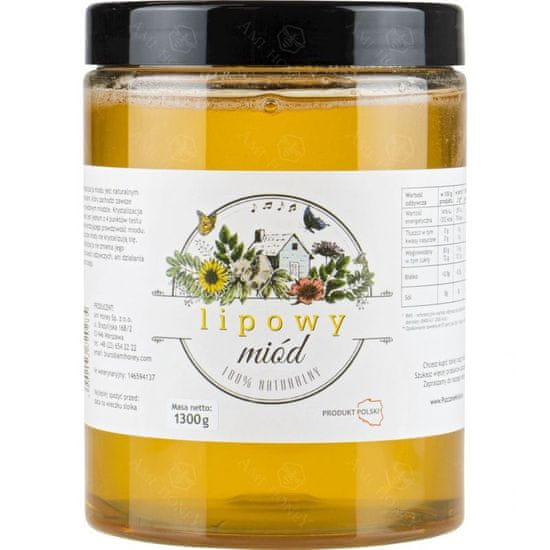 Ami Honey Med přírodní lipový Zednice 1300 g