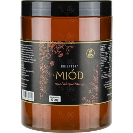 Ami Honey Med přírodní květový Chluponožka 1300 g