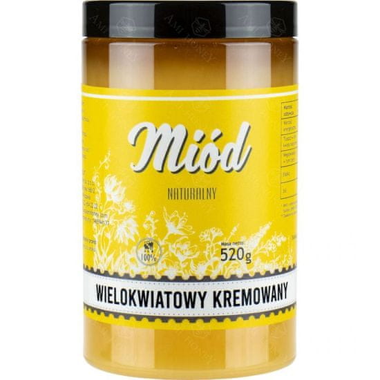 Ami Honey Med přírodní květový pastový Nomáda 520 g