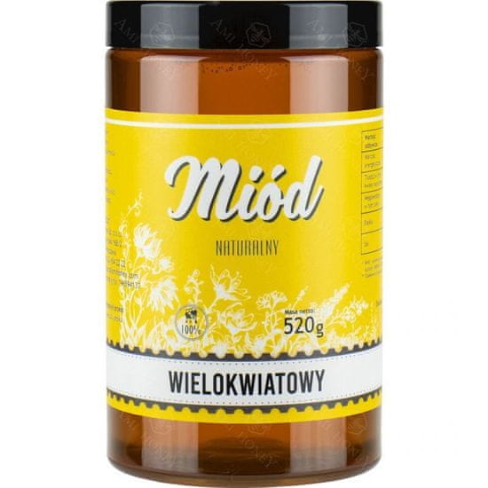 Ami Honey Med přírodní květový Nomáda 520 g