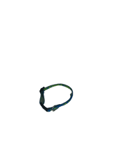 Palkar Obojek z popruhu pro psy 25 cm x 10 mm modro-zelená s šipkami
