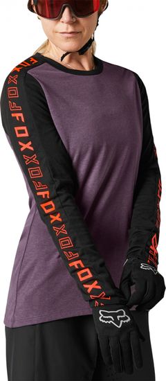 Fox Racing Dámský dres Fox W Ranger Dr Ls Jersey Black/Purple