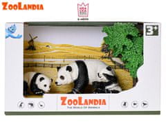 Zoolandia panda s mláďaty a doplňky