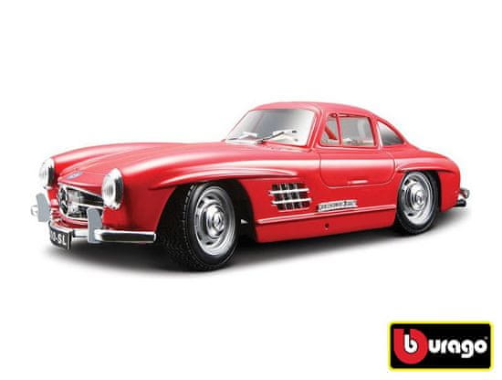 BBurago  Mercedes Benz 300SL Red 1:24