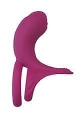 Xocoon XoCoon Couples Stimulator Ring (Fuchsia), stimulační penis kroužek s vibrací